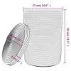 vidaXL Aufbewahrungskorb mit Deckel Braun & Weiß Ø37x50 cm Produktbild-Vorschau 11