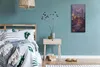 Wohnzimmer-Bild Leinwand Uhr 30x60 Boote im Hafen Produktbild-Vorschau 4