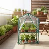 Relaxdays Balkon Gewächshaus, 1er Pack, PVC-Folie, Stahl, Produktbild-Vorschau 2