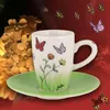Mila Keramik Espresso-Tasse mit Untere Schmetterlinge Produktbild-Vorschau 5