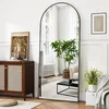 Koonmi Standspiegel mit gewölbtem Top, 180 x 76 cm Groß Produktbild-Vorschau 1