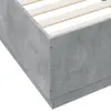 vidaXL Struttura letto grigio cemento 100x200 cm materiale Anteprima dell’immagine prodotto 6
