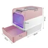 Katzentoilette mit UV-Licht Große Katzenklo mit Produktbild-Vorschau 2