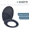 SCHÜTTE Duroplast WC sedátko ANTHRAZIT, WC sedátko s měkkým Náhled obrázku produktu 3