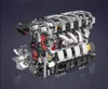 A detailed model of a V8 engine built from toy bricks, displayed against a dark background. Náhľad obrázku produktu
