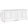 vidaXL Gartenbox mit Beutel 150x50x55 cm Massivholz Teak Produktbild-Vorschau 9