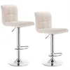 Two cream-colored bar stools are shown against a white background. Produktbild-Vorschau