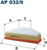 Filtr powietrza FILTRON AP032/9 Podgląd zdjęcia produktu 1