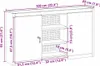 vidaXL Armoire à outils avec étagère Noir et gris 100 x 20 Voir les images du produit 8