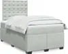 Boxspringbett mit Matratze Hellgrau 120x200 cm Samt Produktbild-Vorschau 2
