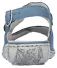 Waldläufer Gerda Largeur H Sandale Bleu Voir les images du produit 75