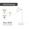 ZMH noční lampička stolní lampa do ložnice bílá - otočná Náhled obrázku produktu 3