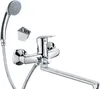 Wall-mounted washbasin mixer with extended spout - hose and Anteprima dell’immagine prodotto 2