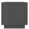 vidaXL Nachttisch Grau 40x34x35 cm Massivholz Kiefer Produktbild-Vorschau 5