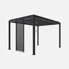 sweeek - Lamellenwand 100cm für Pergola Triomphe 3x3m V2 Produktbild-Vorschau 3