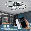 ZMH Plafoniera LED 78W Dimmerabile con Telecomando 5 Anelli Anteprima dell’immagine prodotto 7