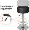 Elegante Barhocker mit schwarzem Sitz und verstellbarer Produktbild-Vorschau 6