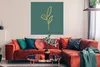 MuchoWow® Poster Pflanze - Zusammenfassung 100x100 cm - Produktbild-Vorschau 2