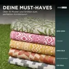HOMESCAPES Outdoor Teppich wetterfest grau-weiß 120x180 cm, Produktbild-Vorschau 6