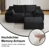 Sofa 2-Sitzer Sofa ohne Montage, Cordstoff, ergonomisch & Produktbild-Vorschau 2