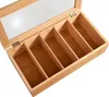 KESPER Teebox Tee-Box mit 5 Fächern aus Bambus 36 x 20 x 9 Produktbild-Vorschau 11