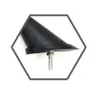 ANTENNE POUR VOITURE BAT MASZT 40cm ANT07 AMiO CABLE 3M Voir les images du produit 2