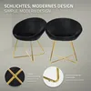 ML-Design Esszimmerstuhl mit runder Rückenlehne, Blau, aus Produktbild-Vorschau 3