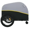 vidaXL Rimorchio per biciclette nero e giallo 45 kg di Anteprima dell’immagine prodotto 7