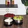 Stahlmixer mit Deckel Set aus 3 - Raumsparend - Antislip Produktbild-Vorschau 8
