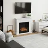 Cheminée électrique décorative "Helmi" Blanche - Powerflame Voir les images du produit 14