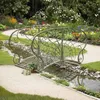 DanDiBo ponte da giardino in metallo con ringhiera antica Anteprima dell’immagine prodotto 3
