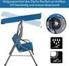 CASARIA® Hollywoodschaukel 2 Sitzer wetterfest Atlantik Produktbild-Vorschau 7