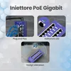 Extralink Iniettore PoE 8 Porte Gigabit, 8x RJ45 1000 Anteprima dell’immagine prodotto 4