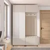 Garderoben-Set Ritmo Version 2 – gefräster Kleiderschrank Produktbild-Vorschau 1