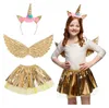 Boland Einhornfee Kostümset - goldener Tutu und Flügel für Produktbild-Vorschau 6
