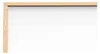 A whiteboard with a natural wood frame. Produktbild-Vorschau