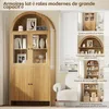 Sideboard mit Bogendecke, Vitrine mit Glastüren & Produktbild-Vorschau 9
