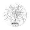 MuchoWow® Mauspad Mousepad Stadtplan - Karte - Fulda 40x40 Produktbild-Vorschau 1