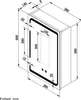 SONNI Metall Spiegelschrank mit LED Beleuchtung 38x60x14 Produktbild-Vorschau 7