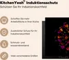 KitchenYeah© Herdabdeckplatte Blumen - Orange - Rosa - Produktbild-Vorschau 6