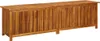 A long, wooden storage box with a slatted top and front. Podgląd zdjęcia produktu