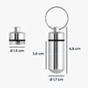 kwmobile 2x Metall Pillendose - 4,8 x 1,7 x 1,7 cm - Produktbild-Vorschau 5