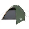 vidaXL Tente de camping dôme 3 personnes Vert Étanche Voir les images du produit 4