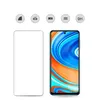 A screen protector next to a smartphone. Produktbild-Vorschau