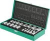 Jeu de douilles pouces 1/4 & 1/2 pouces 24pcs par WIESEMANN Voir les images du produit 1