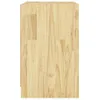 A close-up side view of a wooden block or piece of furniture. Produktbild-Vorschau