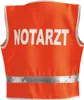 Kinder Spielweste Weste Notarzt Orange Gr. 128 Karneval Produktbild-Vorschau 4