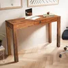WOHNLING Biurko 118x40x76 cm z litego drewna sheesham, Podgląd zdjęcia produktu 1
