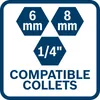 Bosch GKF 18V-8 Solo (8mm collet), Carton Voir les images du produit 31