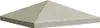 vidaXL Toit de pavillon 310 g/m² 3×3 m Beige Voir les images du produit 8